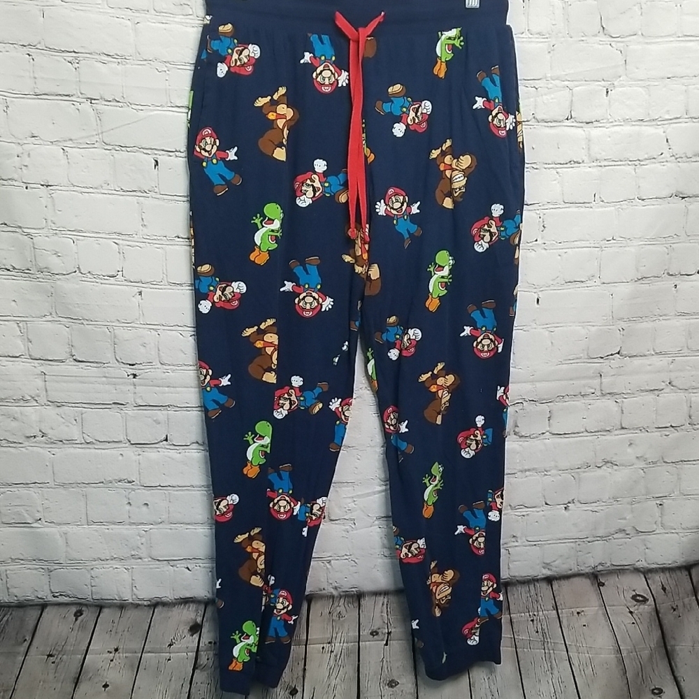 Nintendo Super Mario Brothers Lounge Pajama Pants Small